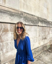 Load image into Gallery viewer, The Abigail in cobalt blue soft crepe
