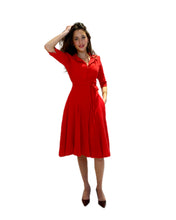 Load image into Gallery viewer, The Dorothy in red cheesecloth
