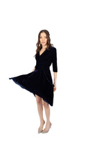 Load image into Gallery viewer, The Dorothy in navy velvet