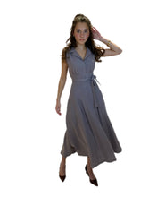 Load image into Gallery viewer, The Frances in taupe linen