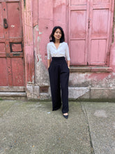 Load image into Gallery viewer, The Tuxedo jumpsuit in soft crepe