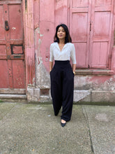 Load image into Gallery viewer, The Tuxedo jumpsuit in soft crepe