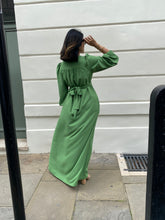 Load image into Gallery viewer, The Abigail in grass green crepe