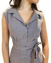 Load image into Gallery viewer, The Frances in taupe linen