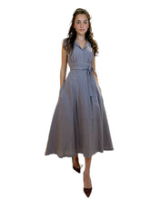 Load image into Gallery viewer, The Frances in taupe linen