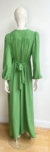 Load image into Gallery viewer, The Abigail in grass green crepe