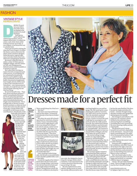 As featured in The Jewish Chronicle