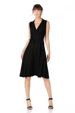 Load image into Gallery viewer, The Frances in black viscose crepe
