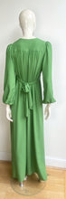 Load image into Gallery viewer, The Abigail in soft green crepe
