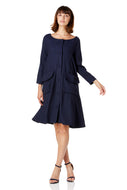 The Georgiana in wool crepe